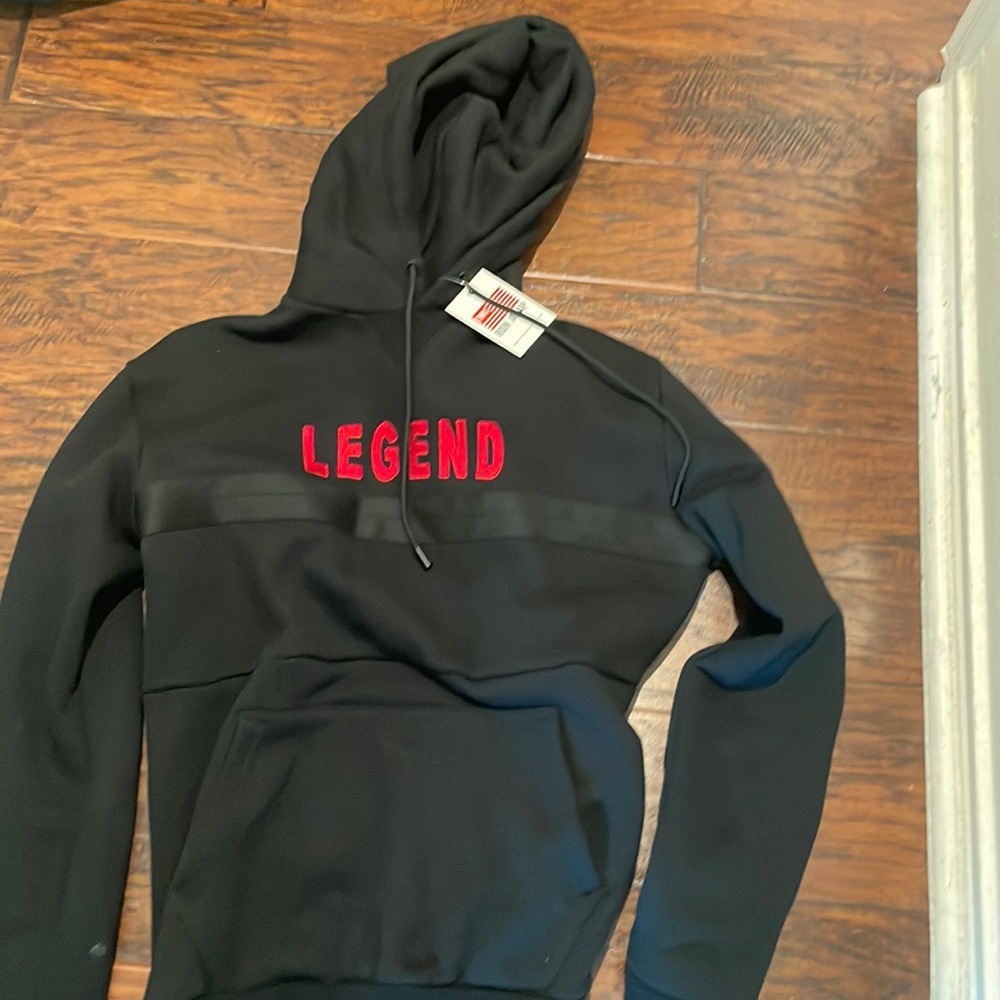 Medium black marathon clothing hoodie